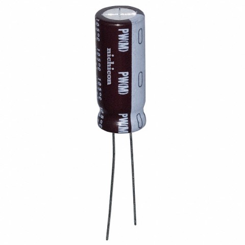 UPW1E821MPD 820uF 25V 105C Ø10x25 @ electrokit