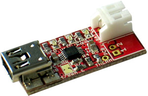 USB-uLIPO - Laddare för LiPo-batterier @ electrokit