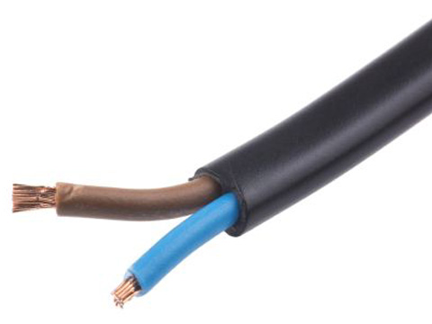 Cable SKX 2x0.75mm2 300V black /m @ electrokit (1 of 1)