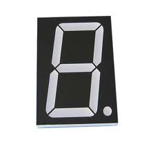 LED-display 7-segment 58mm red/green CA @ electrokit