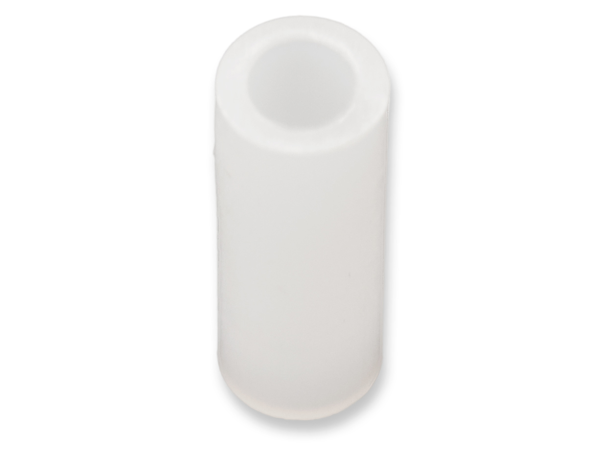 Distans M2 10mm vit polyamid - 25-pack