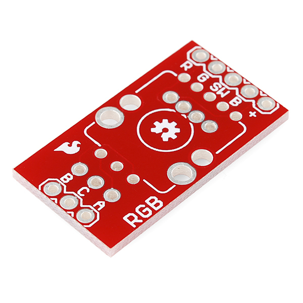 Adapterkort för rotationsenkoder med LED @ electrokit