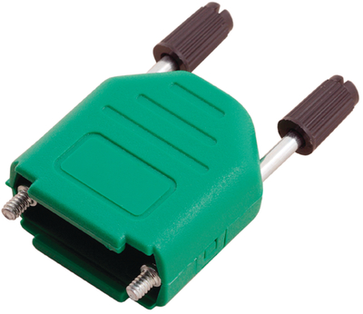 Enclosure D-SUB 25p plastic green @ electrokit