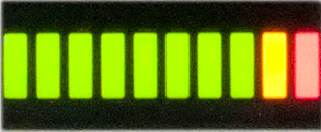 LED bargraph 10 segment gauge bar @ electrokit (3 av 3)