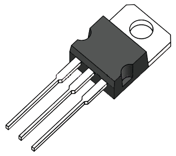 L4940V5 TO-220 Voltage regulator LDO 5V @ electrokit