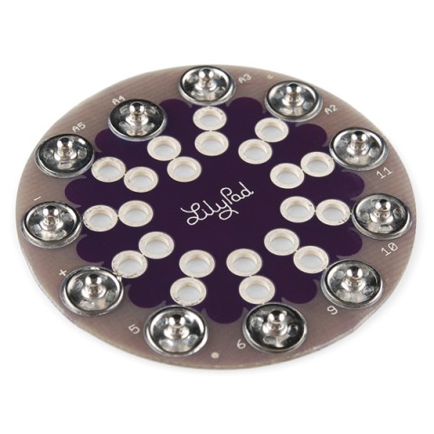 LilyPad SimpleSnap Protoboard @ electrokit