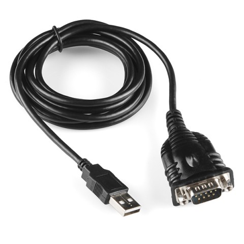 USB- to RS-232 converter PC/Mac/Linux @ electrokit