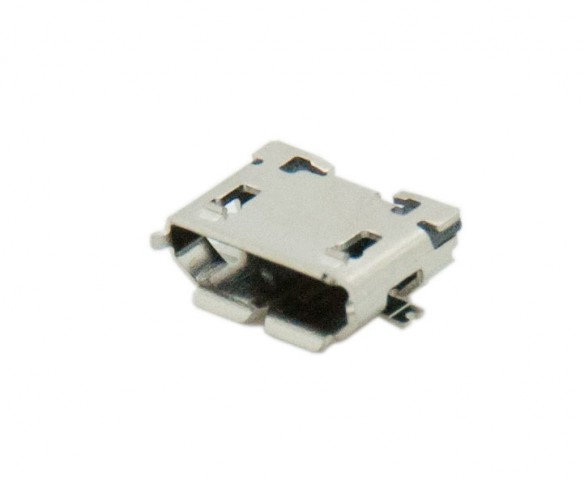 USB microB connector SMD @ electrokit