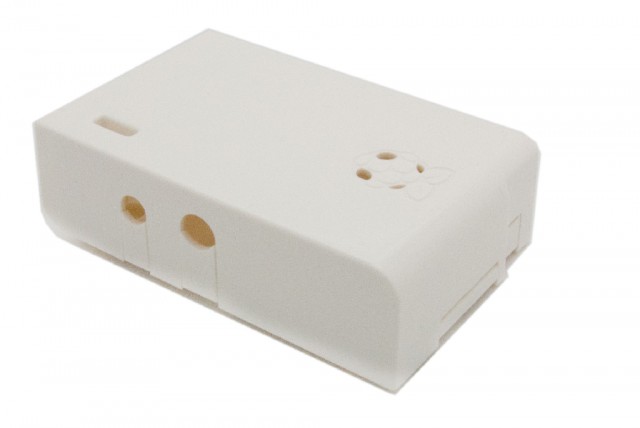 Enclosure for Raspberry Pi (white) @ electrokit