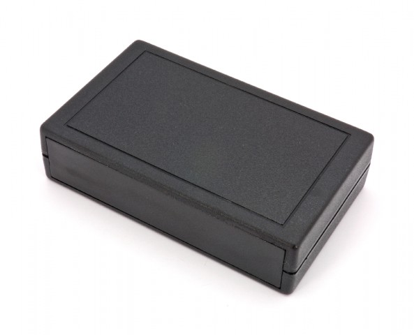 Enclosure black 61x102x25mm @ electrokit