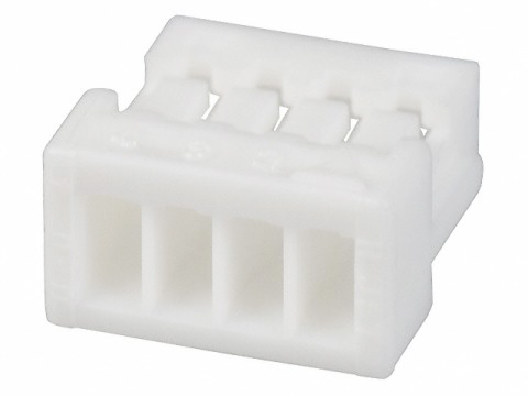 Contact housing SH 4p 1.0mm @ electrokit