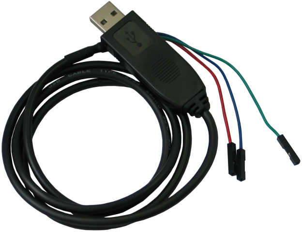Cable USB to TTL 3-pin (RX/TX/GND) 3.3V female @ electrokit