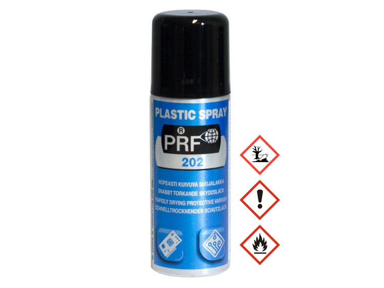 Skyddslack spray PRF 202 220ml @ electrokit