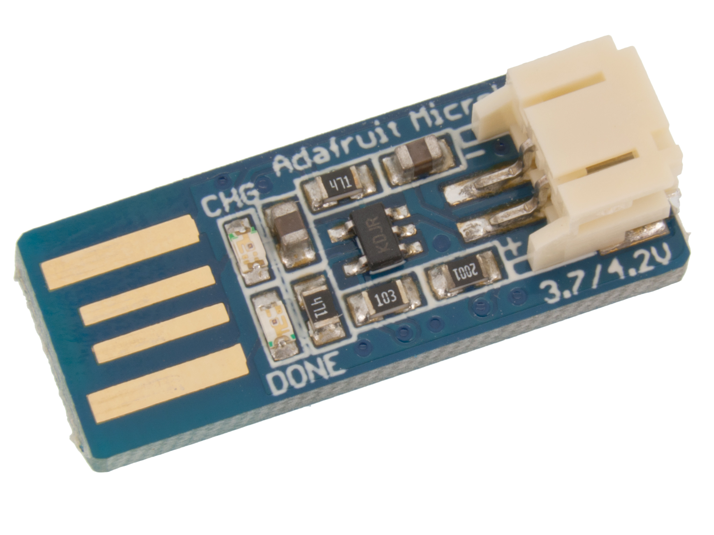 Micro LiPo USB charger @ electrokit