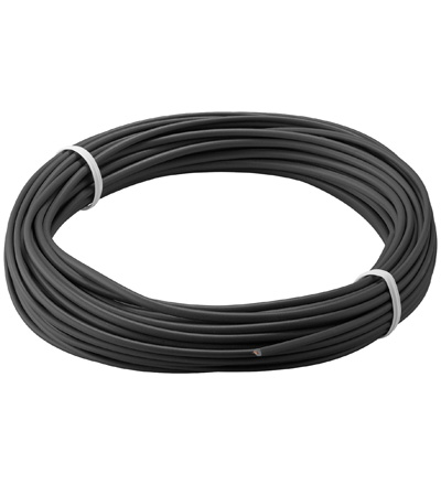 Hook-up wire 0.14mm2 black 10m @ electrokit (1 of 1)