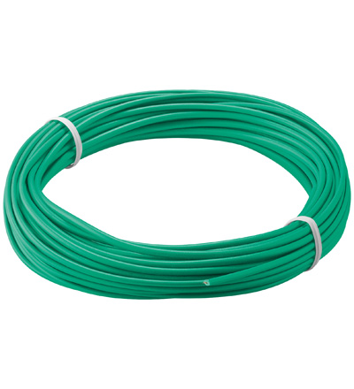 Hook-up wire 0.14mm2 green 10m @ electrokit (1 of 1)