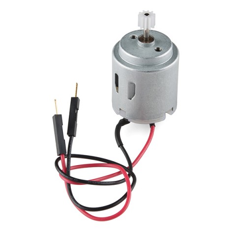 Hobby Motor 1-3V with gear @ electrokit