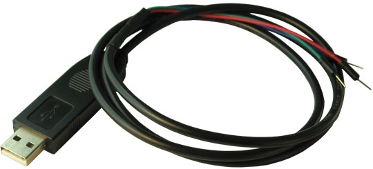 Kabel USB till TTL 3-pin (RX/TX/GND) 3.3V hane @ electrokit