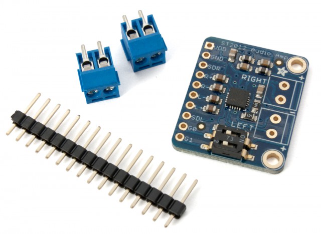 Audio amplifier class-D 2.8W stereo @ electrokit