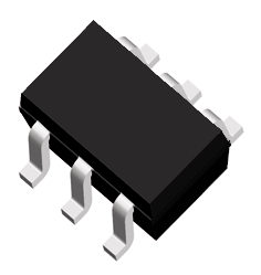 BCR22PN SOT-363 NPN/PNP 50V 0.1A @ electrokit