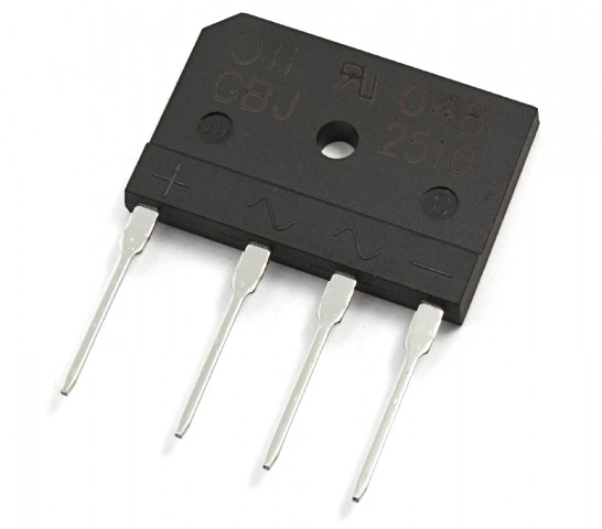 GBJ2510-F GBJ 1000V 25A bridge rectifier @ electrokit