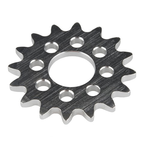 Sprocket 16T 0.5" @ electrokit