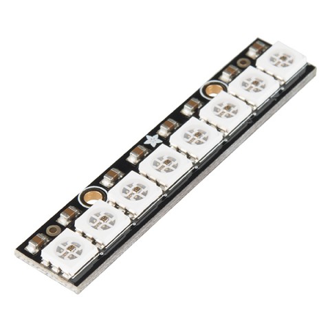 NeoPixel stick 8 RGB LEDs 51mm @ electrokit