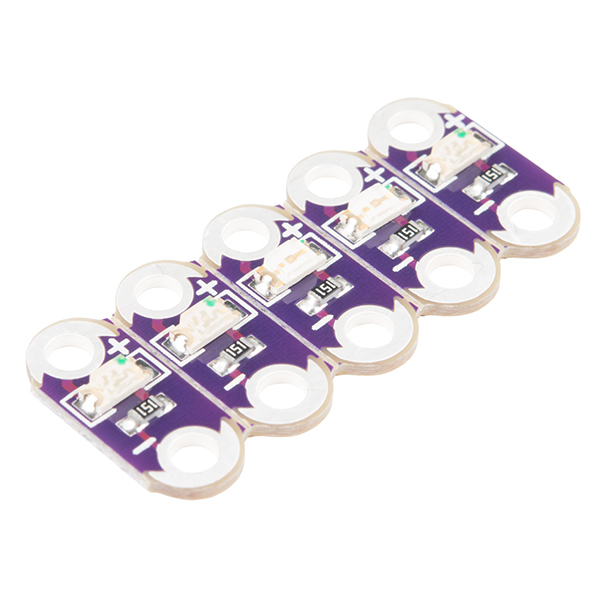 LilyPad LED green 5-pack @ electrokit (1 of 4)