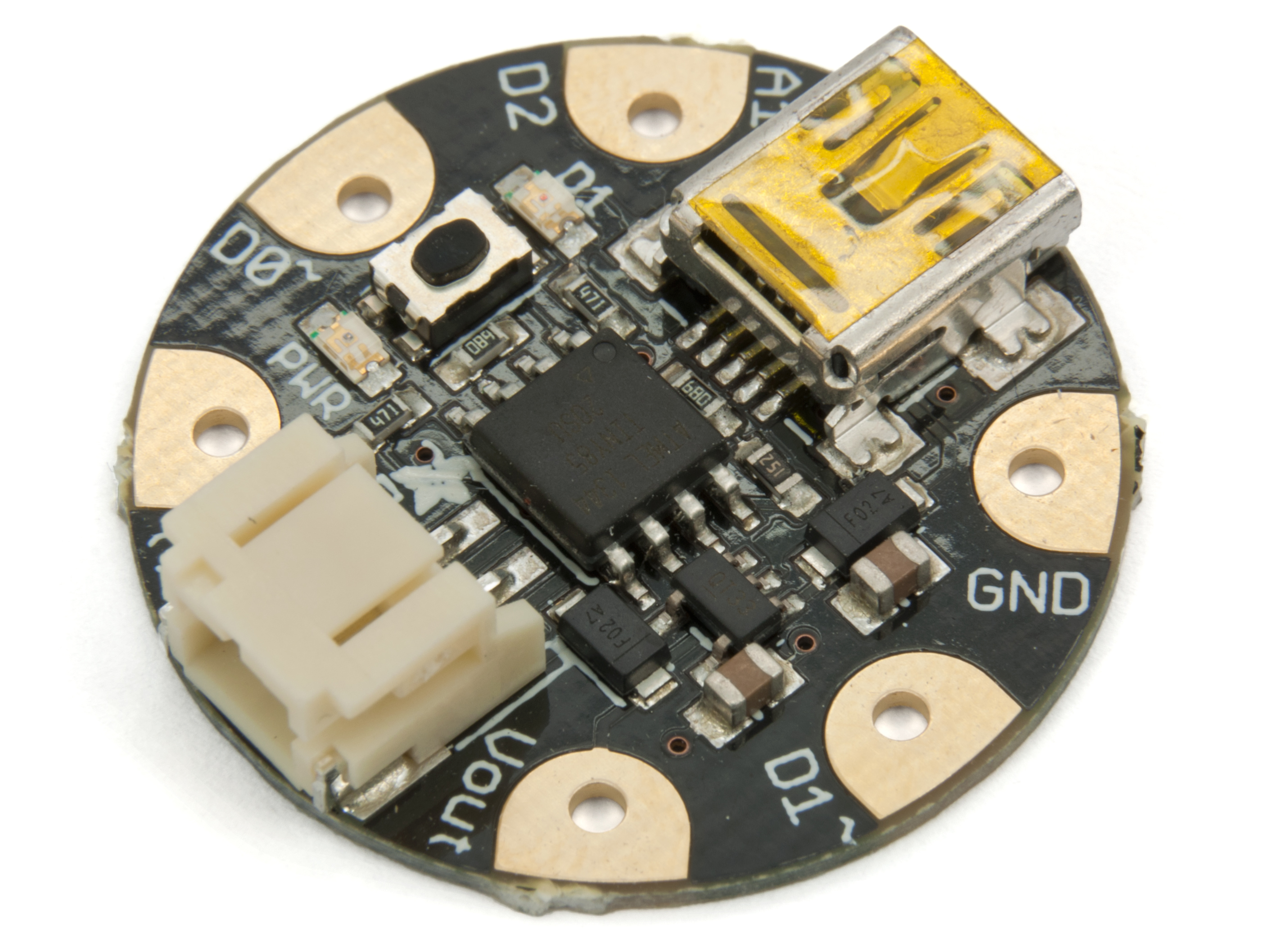 Adafruit GEMMA micro controller for wearables @ electrokit