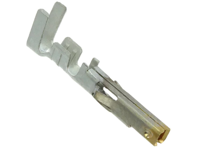 Kontakthylsa Mini-Fit Jr crimp AWG24-18 guld @ electrokit