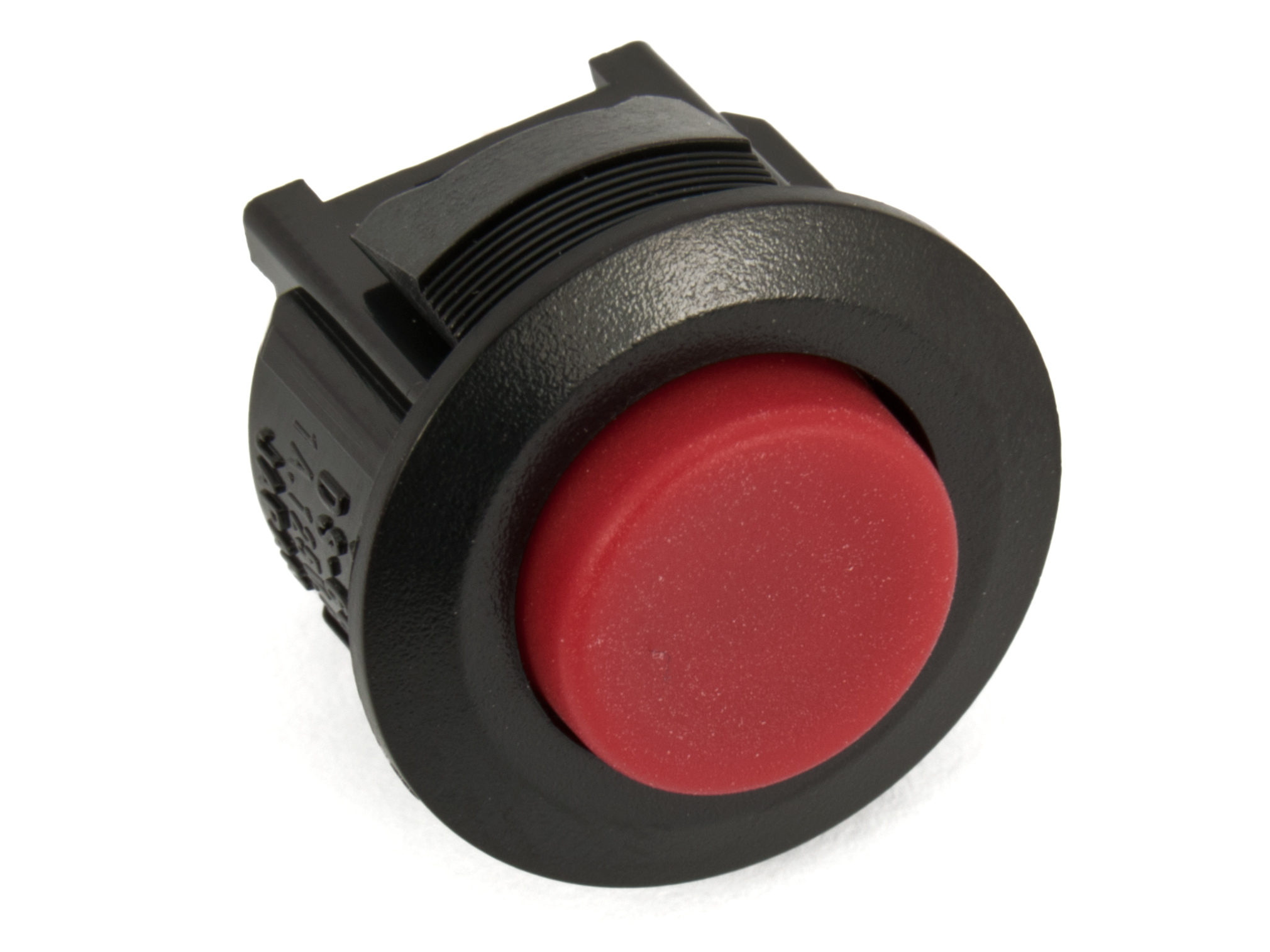 Push button ø15mm 1-p off-(on) red @ electrokit