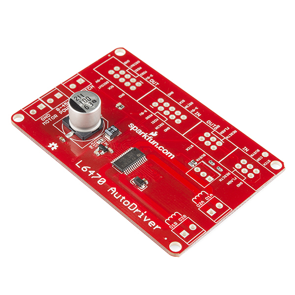 AutoDriver - L6470 Bipolar stepper motor driver SPI @ electrokit