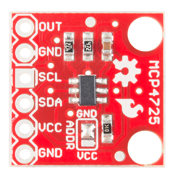 MCP4725 1ch 12-bit DAC I2C @ electrokit (2 of 3)