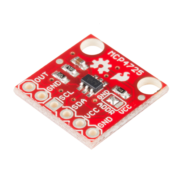 MCP4725 1ch 12-bit DAC I2C @ electrokit