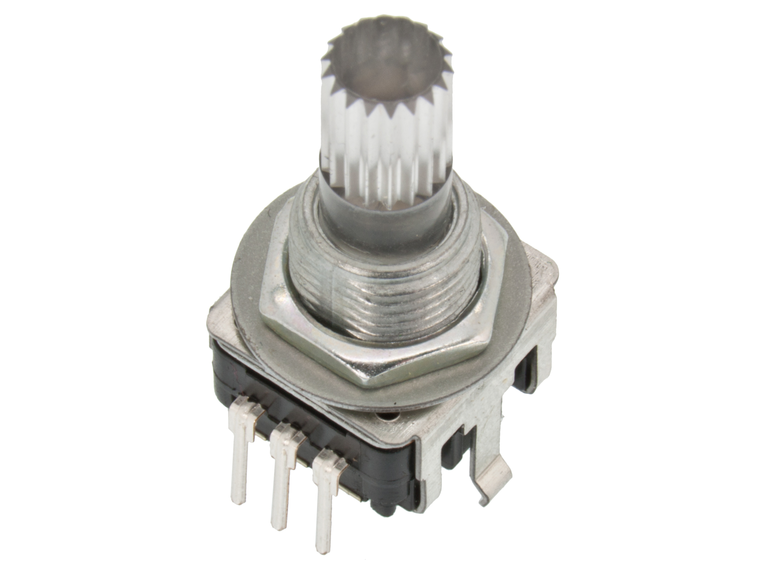 Rotary encoder 24ppr vertical LED RGB switch @ electrokit