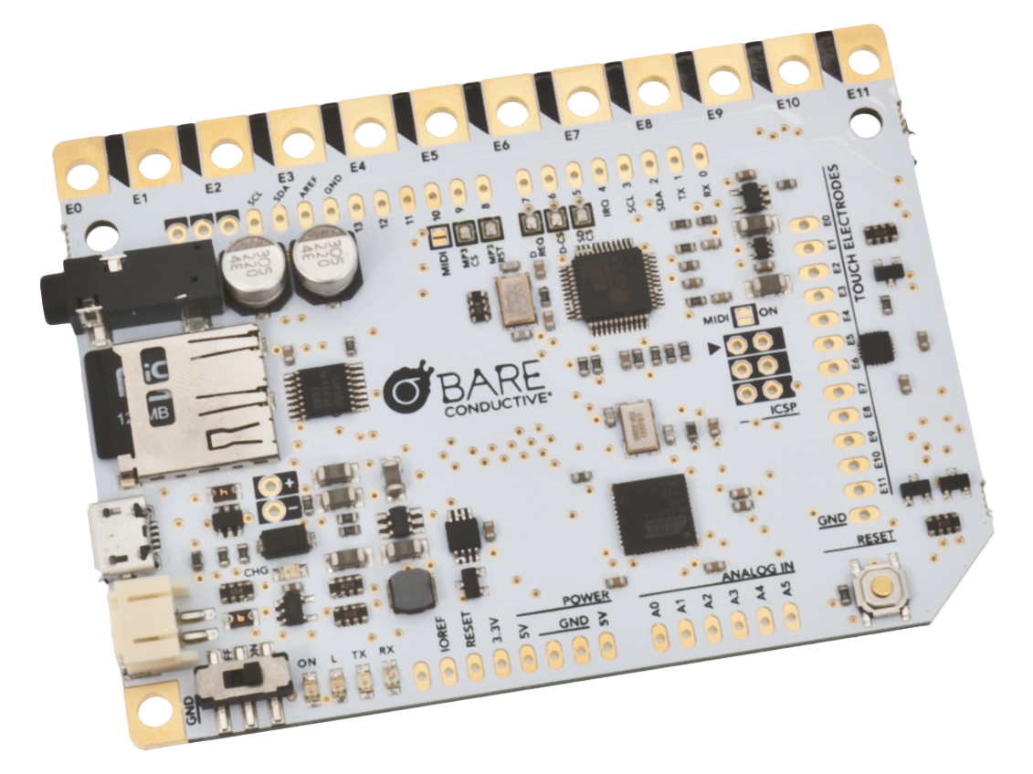 Bare Conductive Touch Board @ electrokit