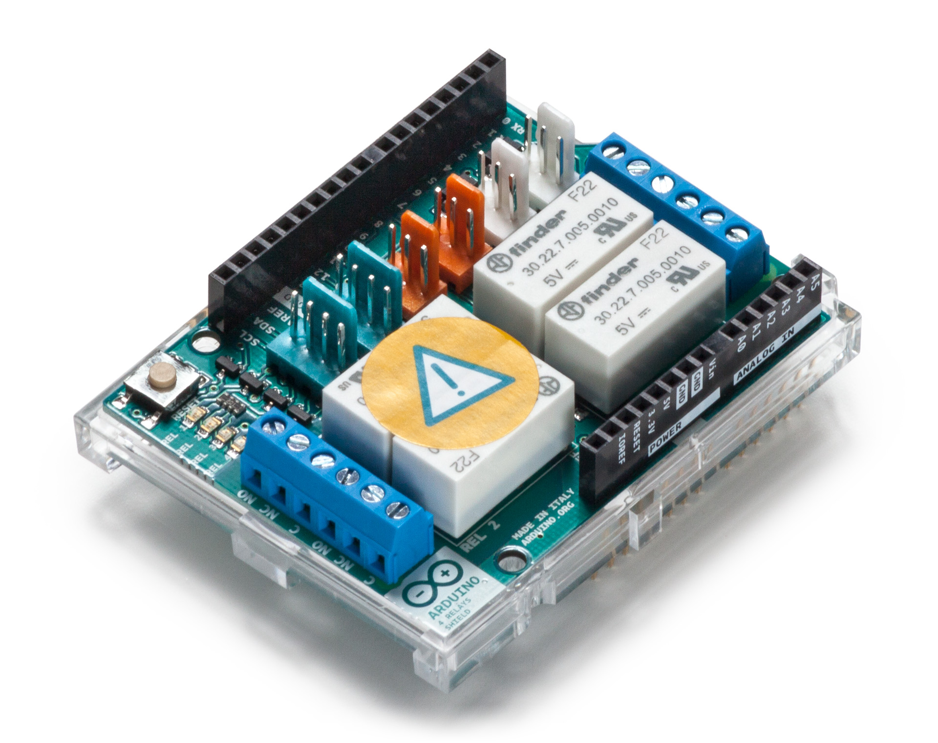 Arduino 4x relay shield @ electrokit