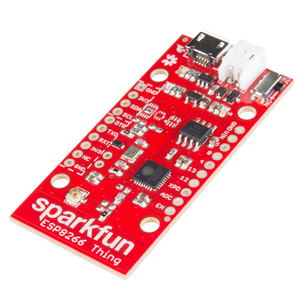 SparkFun ESP8266 Thing WiFi-modul chipantenn @ electrokit