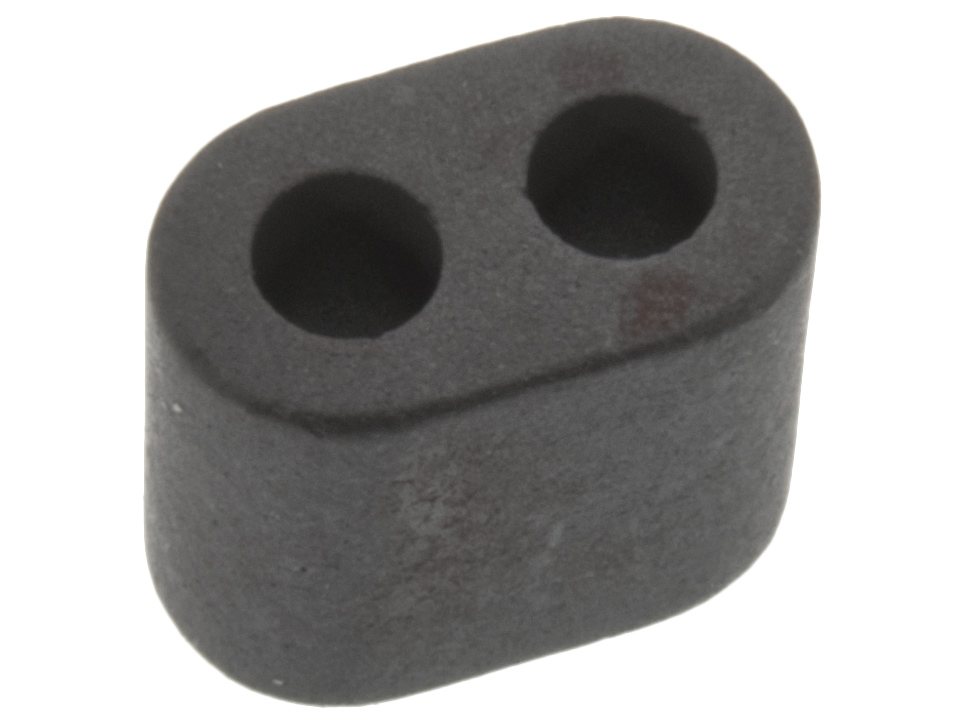 Ferrite core with dual apertures K1 4.2 x 7.25 x 6.2mm @ electrokit