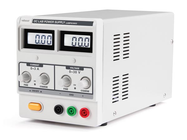 Labaggregat 0-30V 0-3A LCD @ electrokit