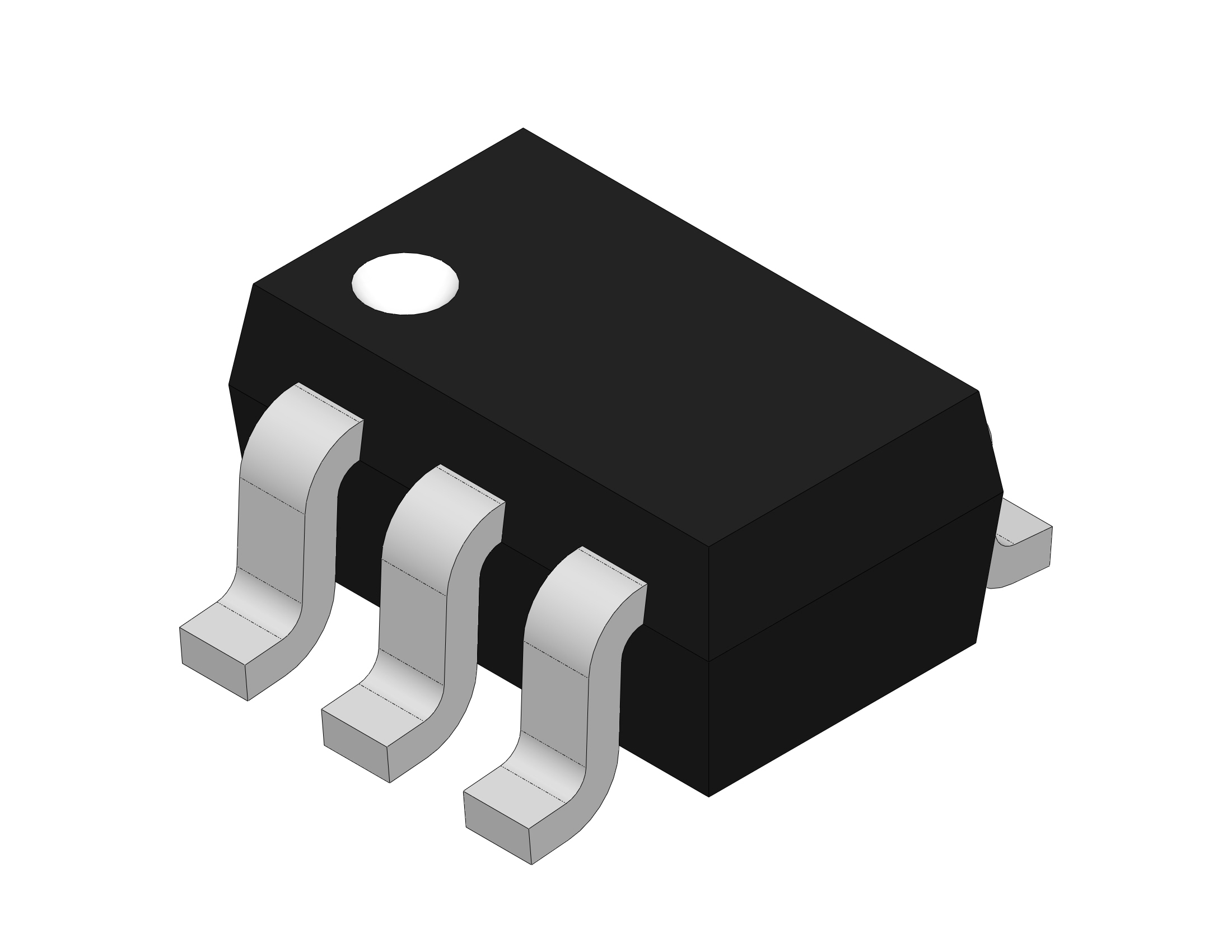 MUN5311DW1T1G SOT-363 NPN/PNP inbyggda motstånd 50V 100mA @ electrokit