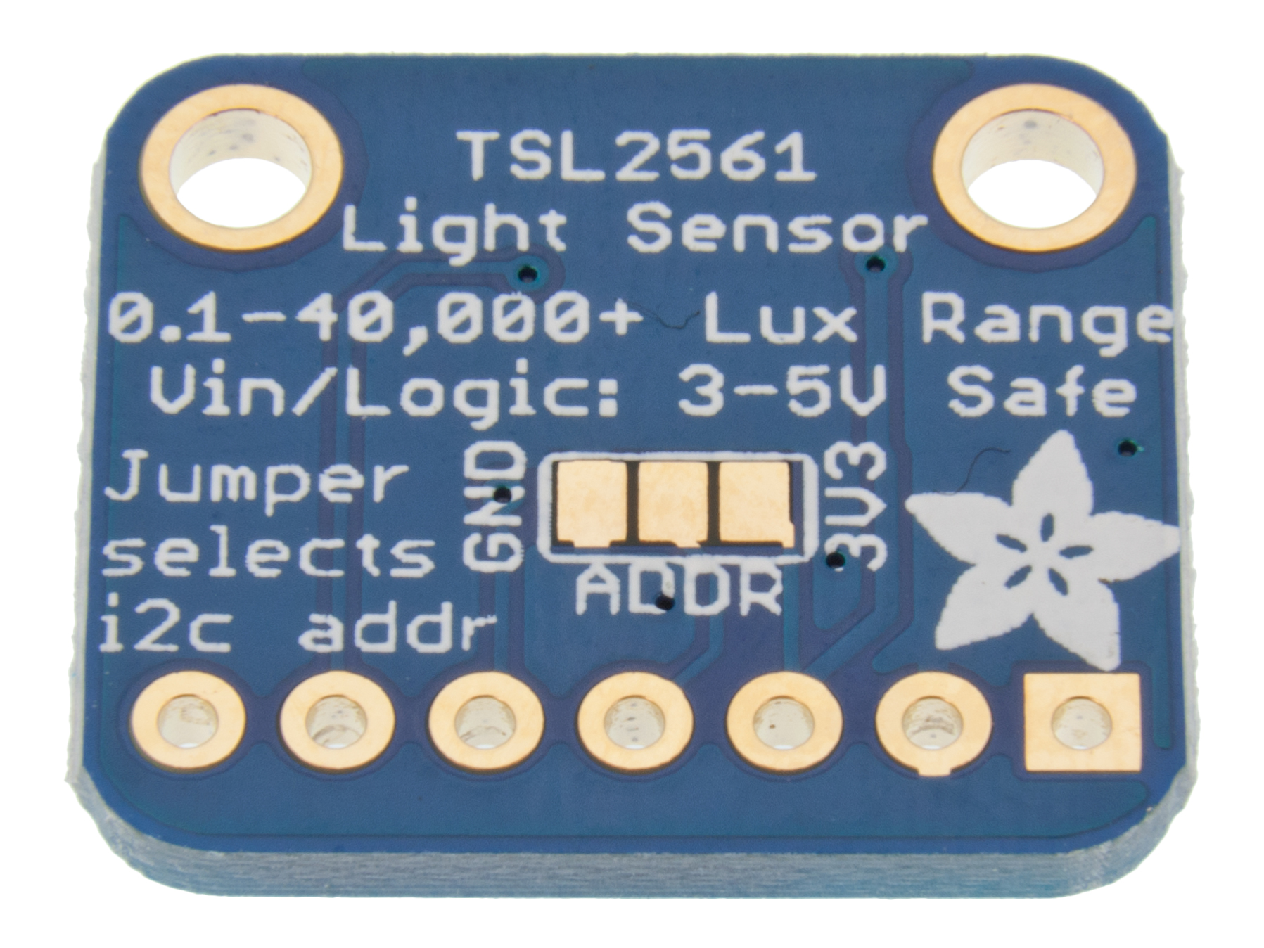 TSL2561 Digital ljussensor monterad på kort @ electrokit