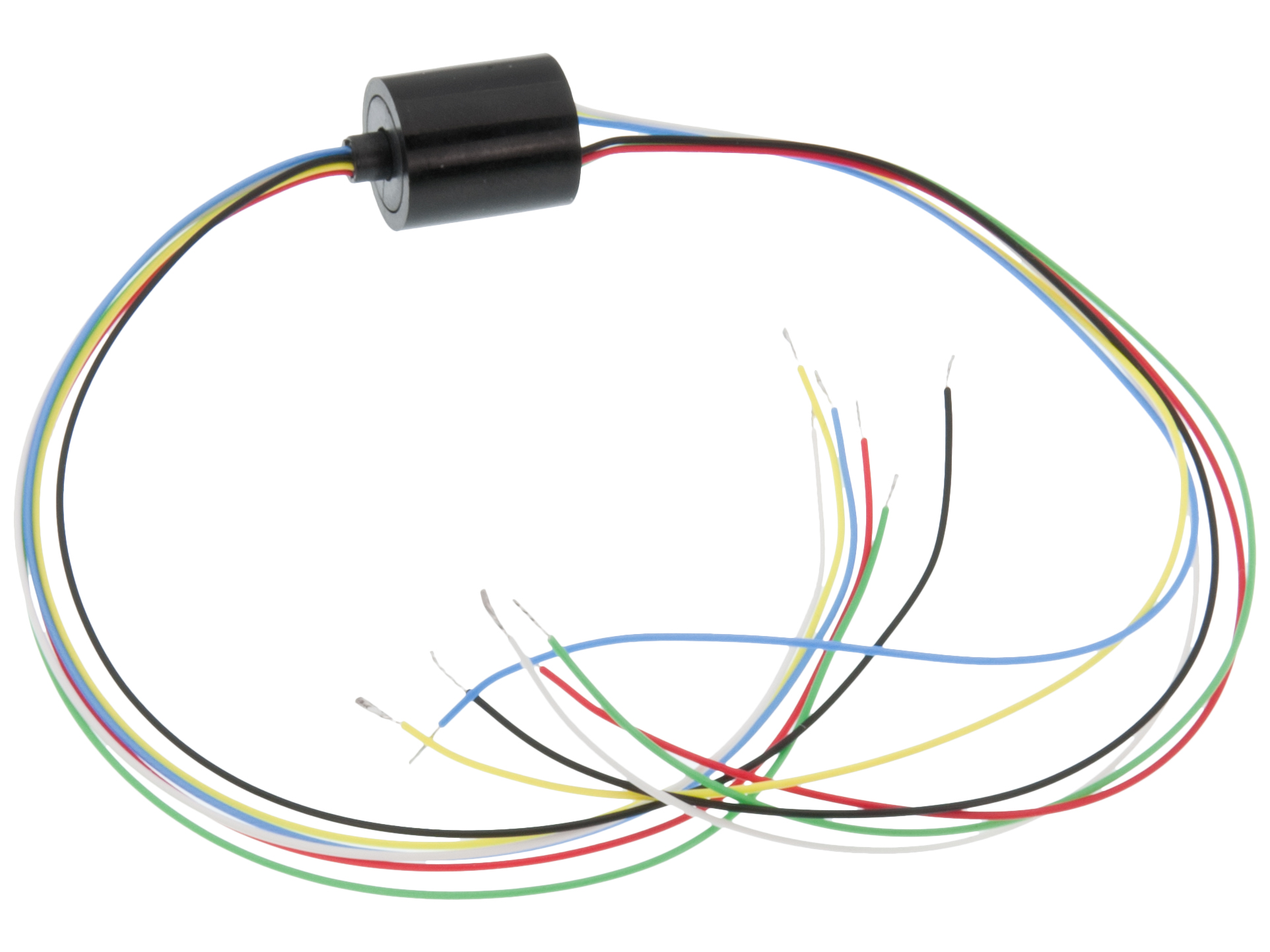 Slip ring ø12mm 6 wires @ electrokit