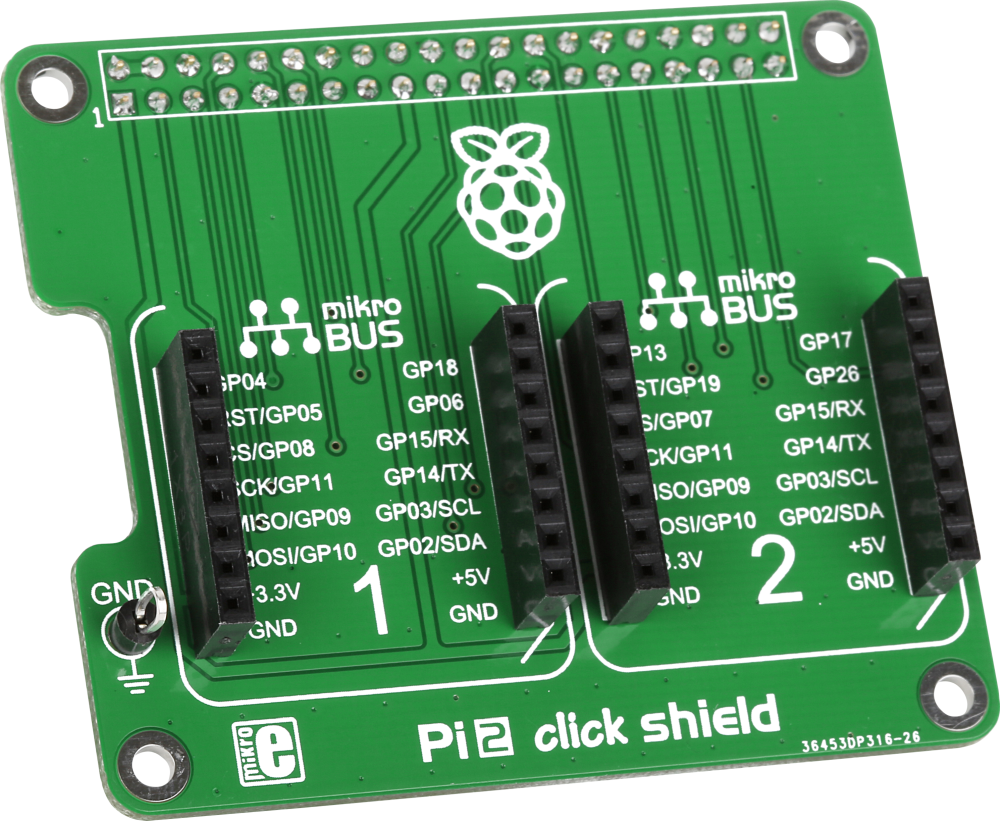 PI2 click Shield @ electrokit