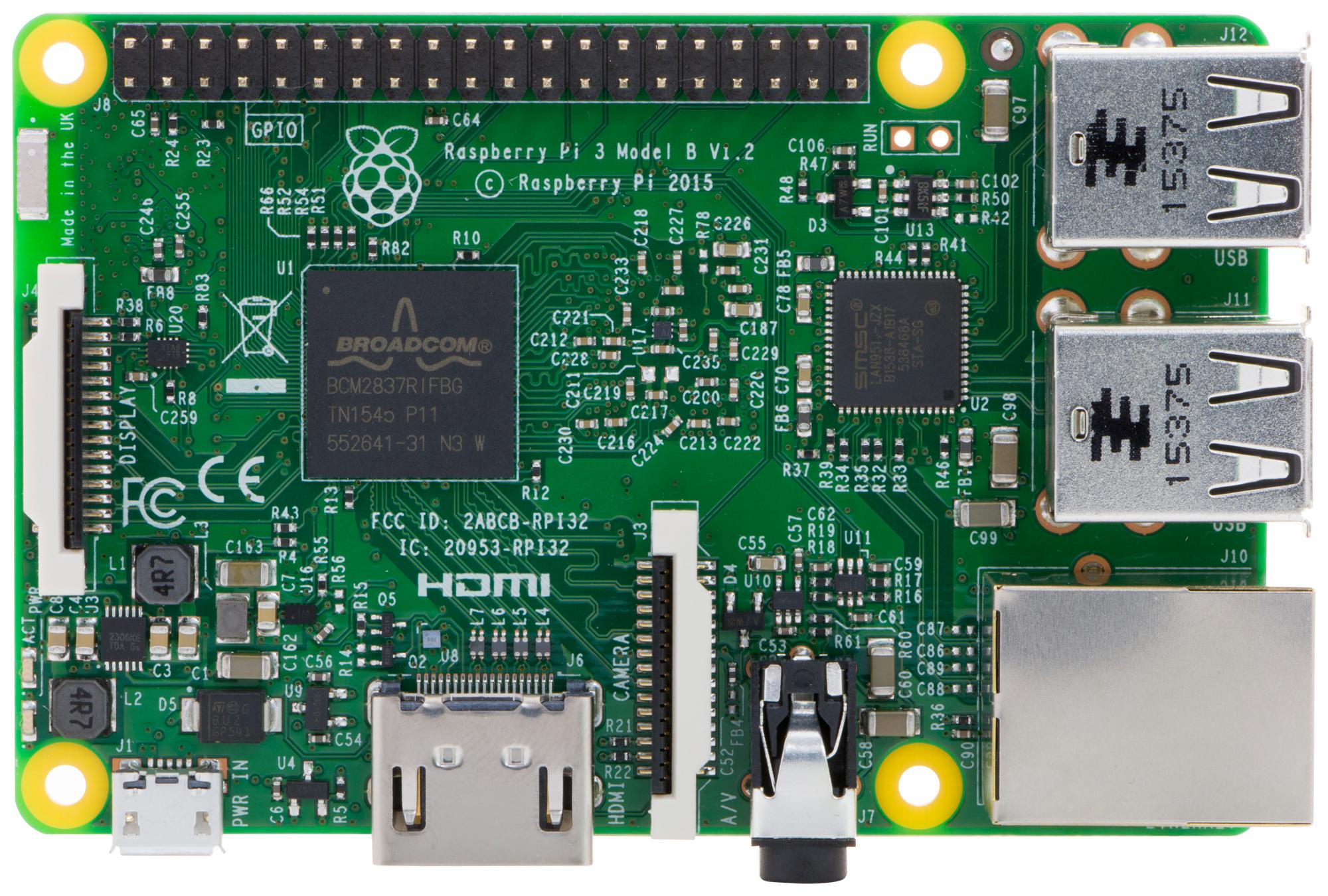 Raspberry Pi 3 1GB Model B @ electrokit