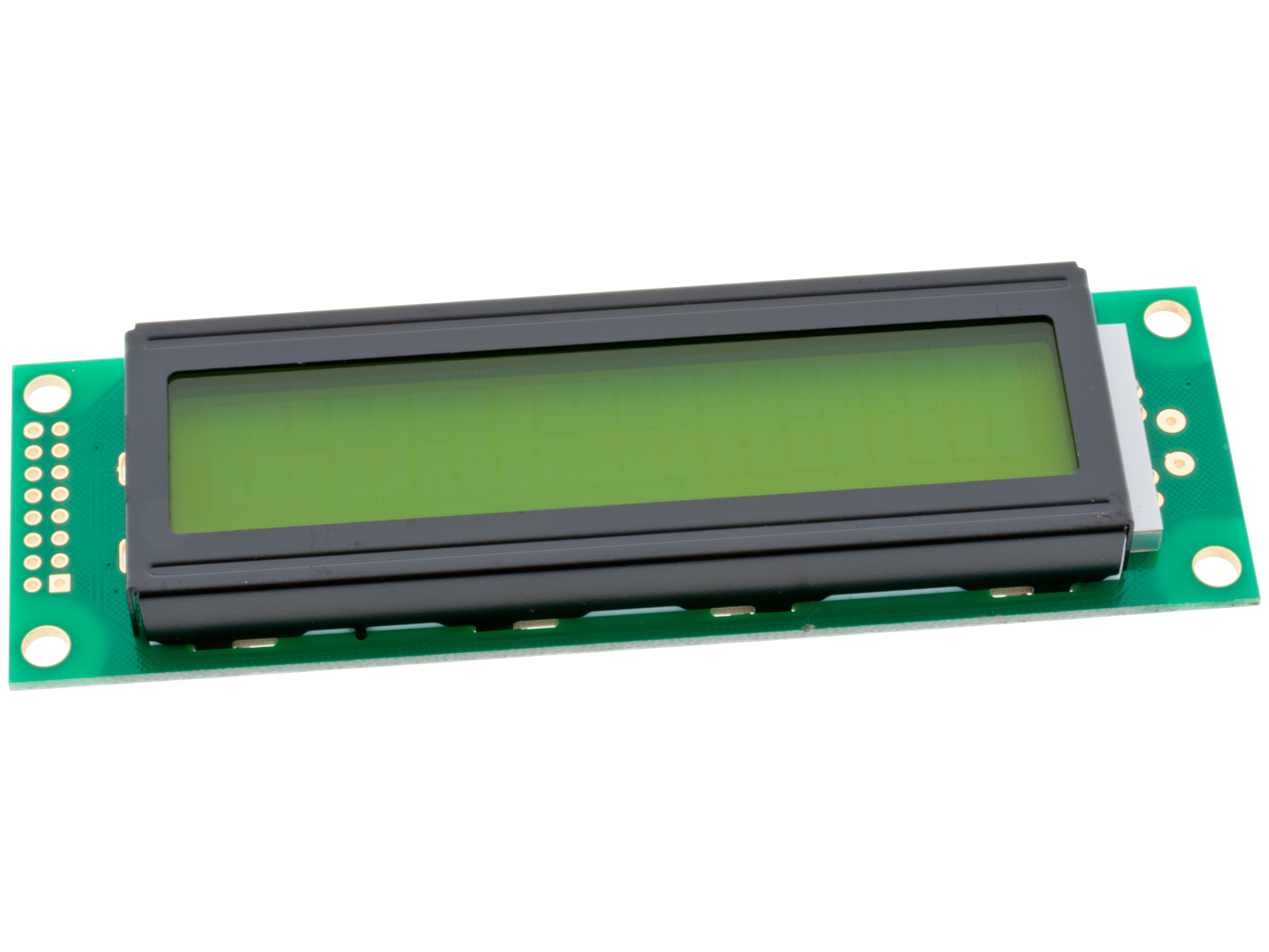 LCD 2x20 tecken JHD202C STN gul/grön LED @ electrokit