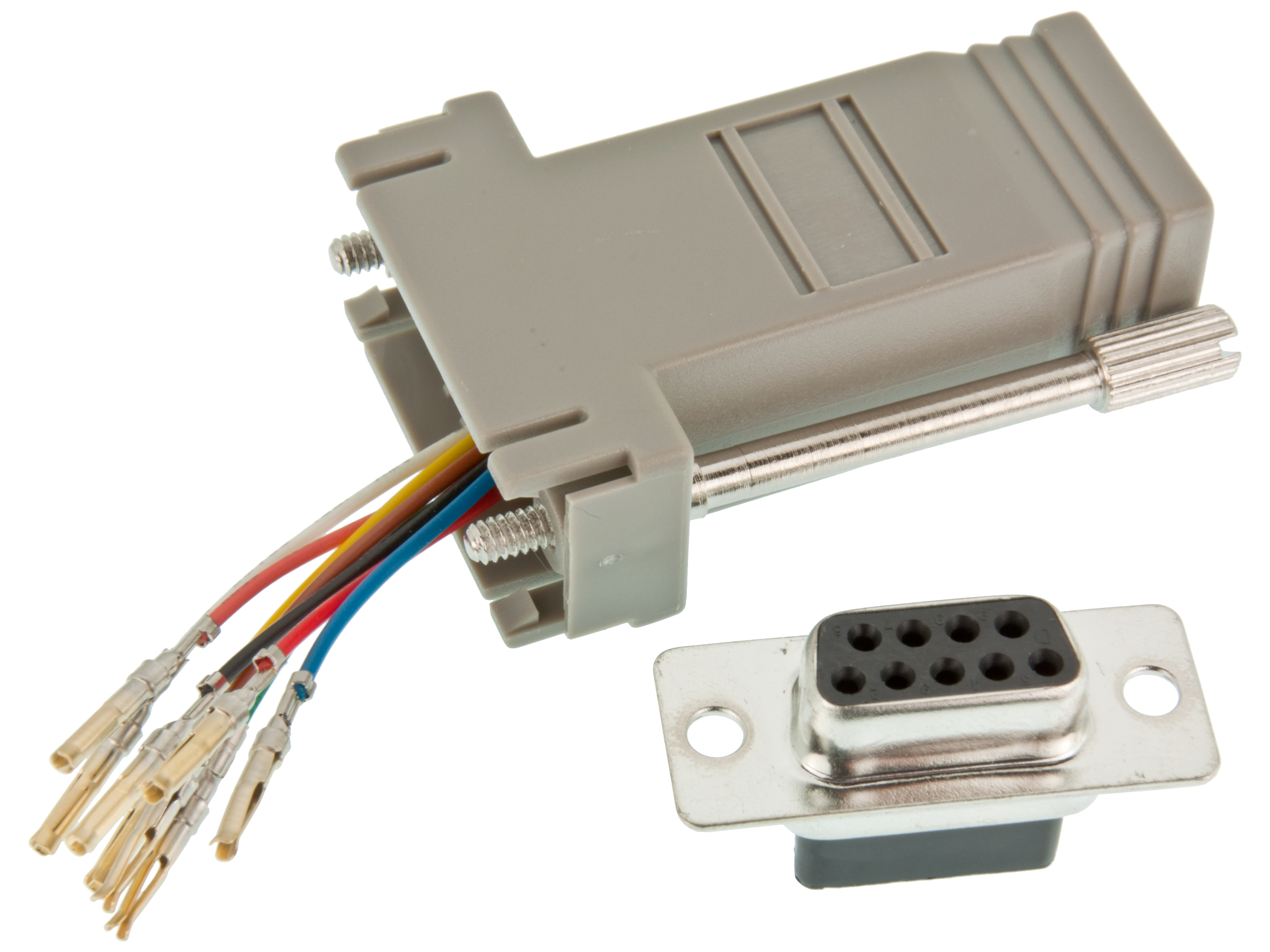 Adapter DB9 hona till RJ45 hona D-SUB