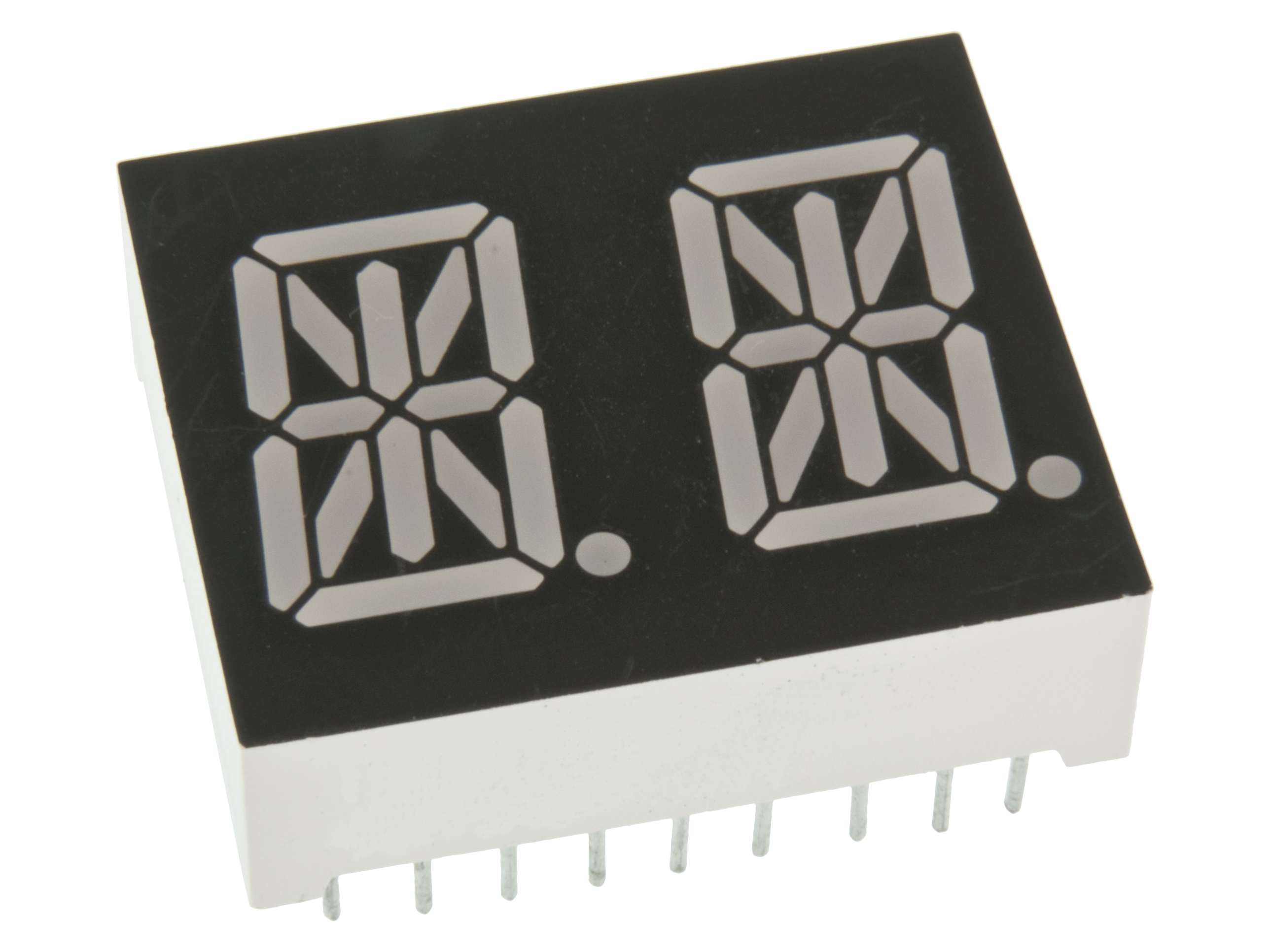 LED Display 14-segment 2 siffror 13.6mm gemensam katod röd @ electrokit