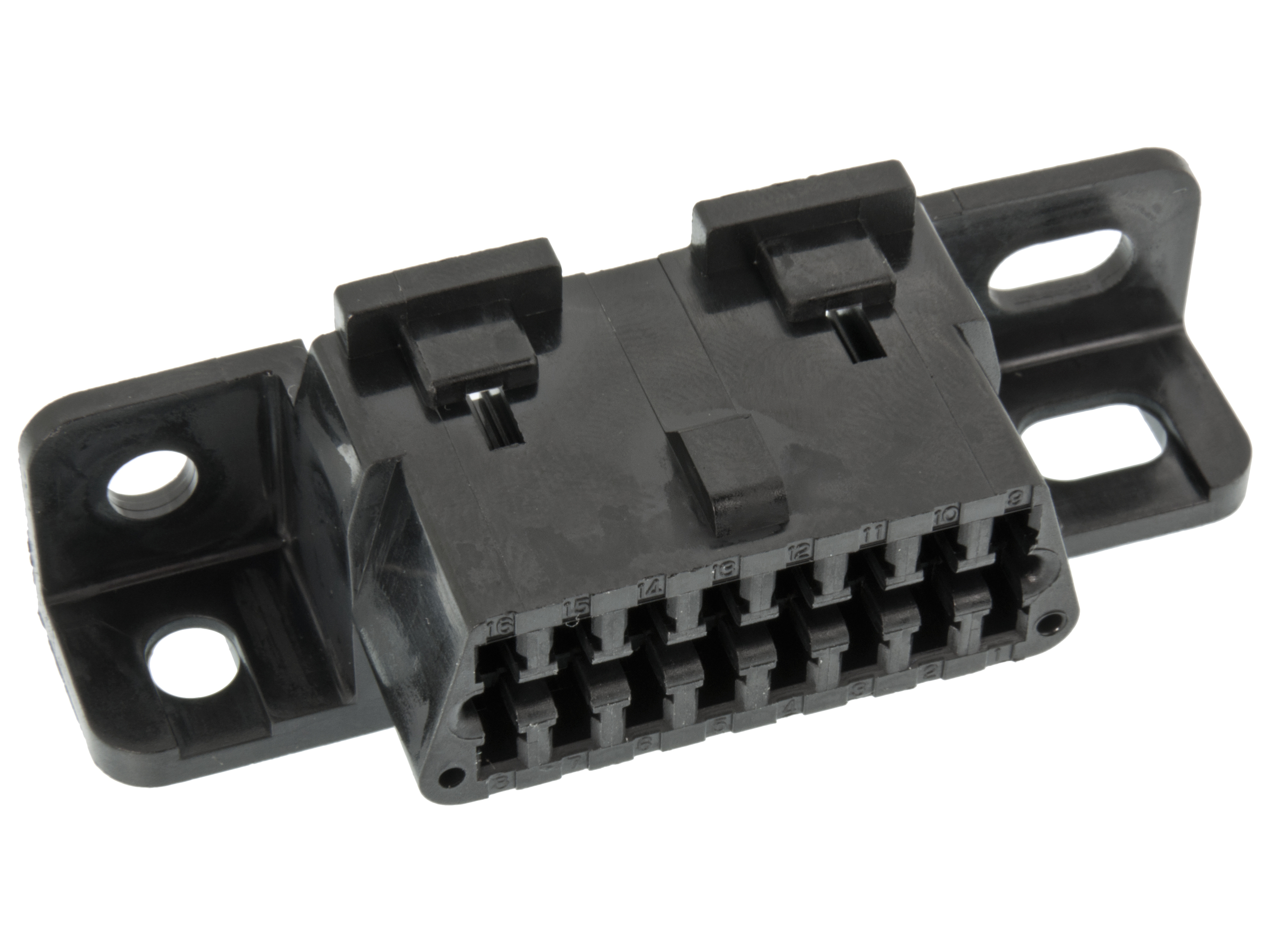 OBD2 connector female chassis @ electrokit