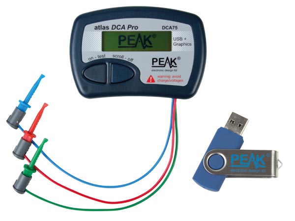DCA75 Semiconducter component tester @ electrokit